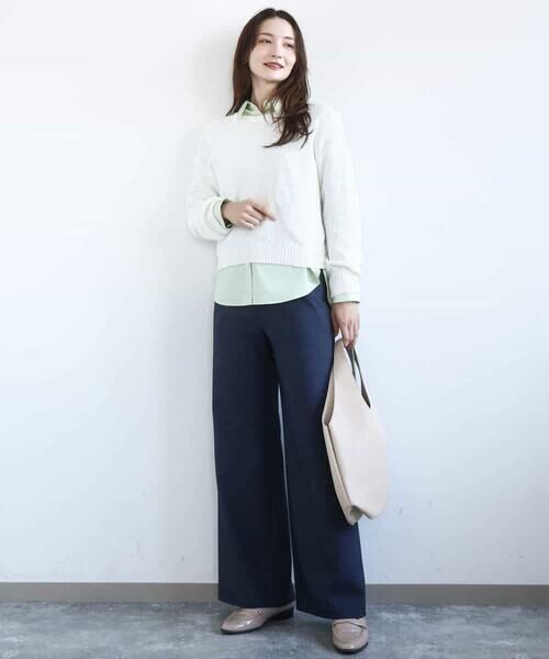 MK MICHEL KLEIN / エムケーミッシェルクラン シャツ・ブラウス | コットン混ベーシックシャツ（無地）/接触冷感/防シワ/洗える | 詳細24