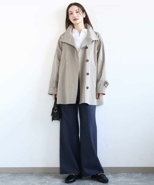 MK MICHEL KLEIN / エムケーミッシェルクラン シャツ・ブラウス | コットン混ベーシックシャツ（無地）/接触冷感/防シワ/洗える | 詳細8