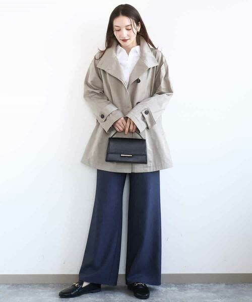 MK MICHEL KLEIN / エムケーミッシェルクラン シャツ・ブラウス | コットン混ベーシックシャツ（無地）/接触冷感/防シワ/洗える | 詳細9