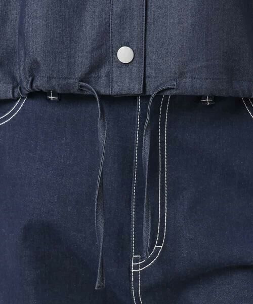 MK MICHEL KLEIN / エムケーミッシェルクラン シャツ・ブラウス | [SANAGARAシリーズ]デニムライク クロップド丈シャツブラウス/接触冷感/UVカット/洗える | 詳細30