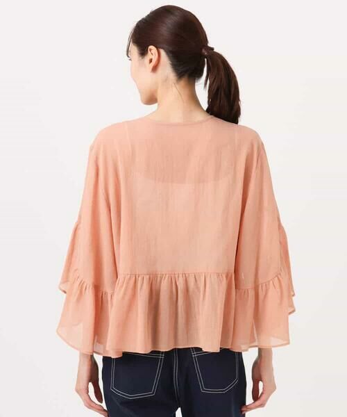 MK MICHEL KLEIN / エムケーミッシェルクラン シャツ・ブラウス | コットンシフォンティアードデザインブラウス/洗える | 詳細23