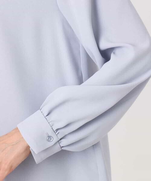 MK MICHEL KLEIN / エムケーミッシェルクラン シャツ・ブラウス | Vネックミニフリルブラウス/洗える | 詳細24