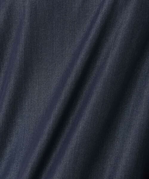 MK MICHEL KLEIN / エムケーミッシェルクラン シャツ・ブラウス | [SANAGARAシリーズ]デニムライク キャンディースリーブブラウス/接触冷感/UVカット/洗える | 詳細27