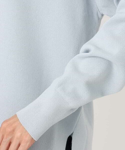 MK MICHEL KLEIN / エムケーミッシェルクラン ニット・セーター | 衿付きラガーニット/洗える | 詳細13