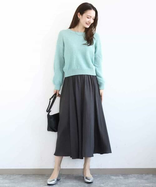 MK MICHEL KLEIN / エムケーミッシェルクラン ニット・セーター | 鹿の子編みニット/洗える | 詳細10