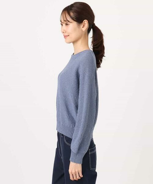 MK MICHEL KLEIN / エムケーミッシェルクラン ニット・セーター | 鹿の子編みニット/洗える | 詳細16