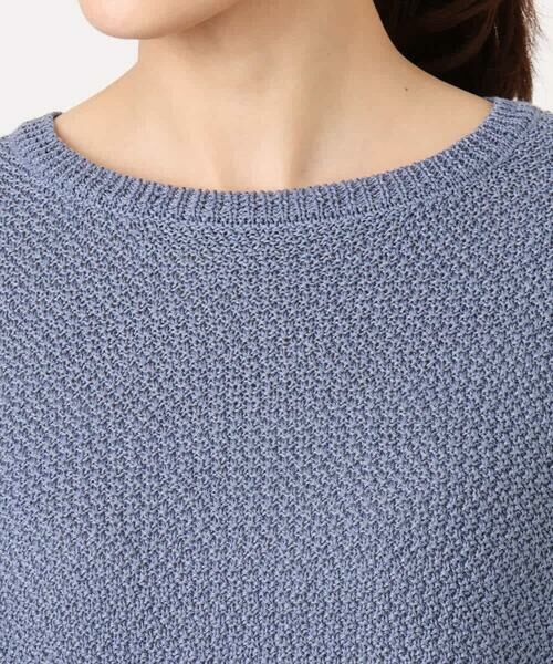 MK MICHEL KLEIN / エムケーミッシェルクラン ニット・セーター | 鹿の子編みニット/洗える | 詳細18