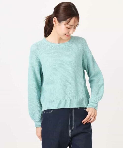 MK MICHEL KLEIN / エムケーミッシェルクラン ニット・セーター | 鹿の子編みニット/洗える | 詳細22