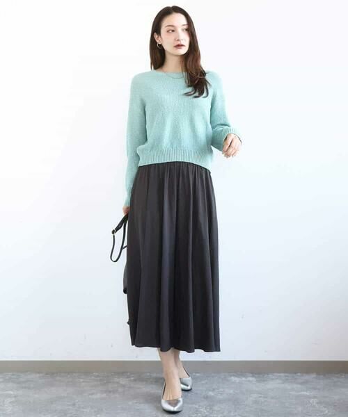 MK MICHEL KLEIN / エムケーミッシェルクラン ニット・セーター | 鹿の子編みニット/洗える | 詳細8