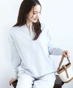 MK MICHEL KLEIN / エムケーミッシェルクラン ニット・セーター | フロントファスナーデザインニット/洗える