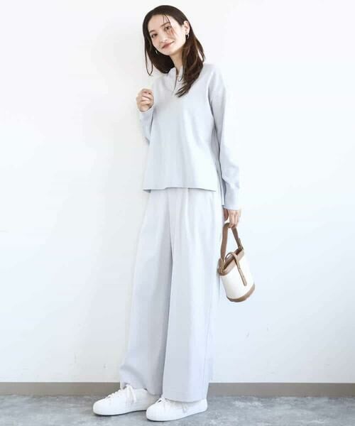 MK MICHEL KLEIN / エムケーミッシェルクラン ニット・セーター | フロントファスナーデザインニット/洗える | 詳細10