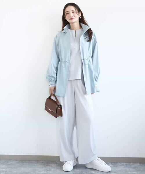 MK MICHEL KLEIN / エムケーミッシェルクラン ニット・セーター | フロントファスナーデザインニット/洗える | 詳細13