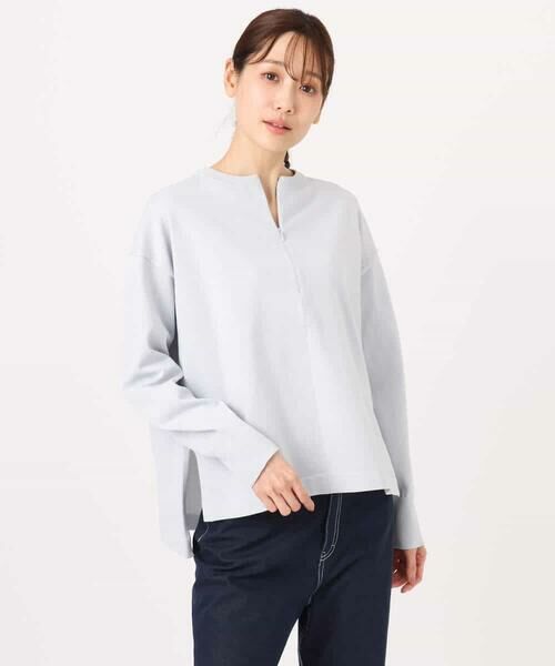 MK MICHEL KLEIN / エムケーミッシェルクラン ニット・セーター | フロントファスナーデザインニット/洗える | 詳細15