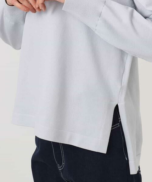 MK MICHEL KLEIN / エムケーミッシェルクラン ニット・セーター | フロントファスナーデザインニット/洗える | 詳細21