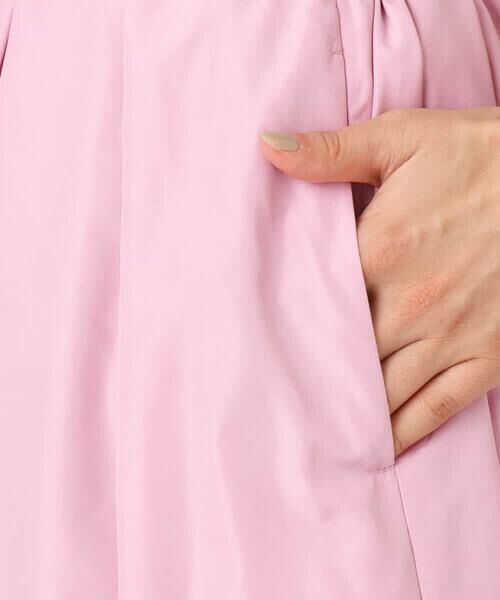 MK MICHEL KLEIN / エムケーミッシェルクラン ロング・マキシ丈スカート | タックフレアスカート（無地）/洗える | 詳細18