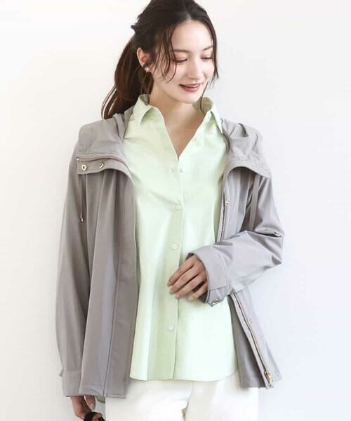 MK MICHEL KLEIN / エムケーミッシェルクラン その他アウター | ストレッチマウンテンパーカー/撥水加工/洗える（モカ）