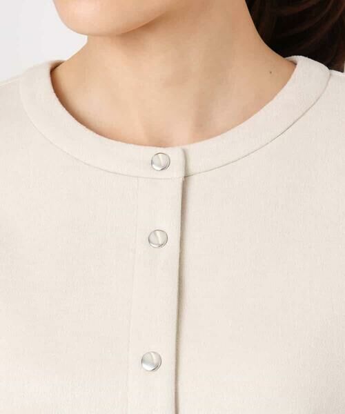 MK MICHEL KLEIN / エムケーミッシェルクラン その他アウター | フェイクスウェード ドット釦ジャケット/洗える | 詳細16