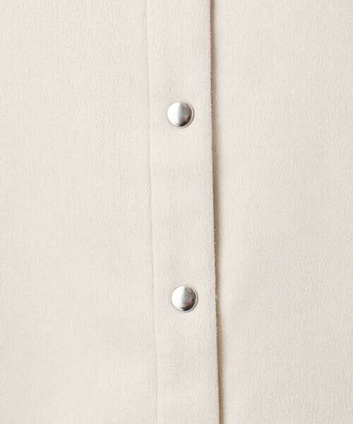 MK MICHEL KLEIN / エムケーミッシェルクラン その他アウター | フェイクスウェード ドット釦ジャケット/洗える | 詳細20