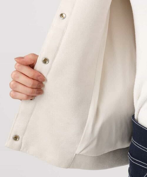 MK MICHEL KLEIN / エムケーミッシェルクラン その他アウター | フェイクスウェード ドット釦ジャケット/洗える | 詳細21