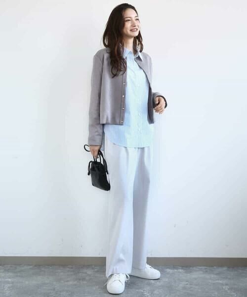 MK MICHEL KLEIN / エムケーミッシェルクラン その他アウター | フェイクスウェード ドット釦ジャケット/洗える | 詳細4