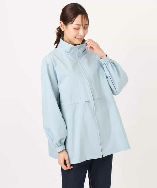 MK MICHEL KLEIN / エムケーミッシェルクラン その他アウター | 2wayタイプライターミドル丈ブルゾン/洗える | 詳細19