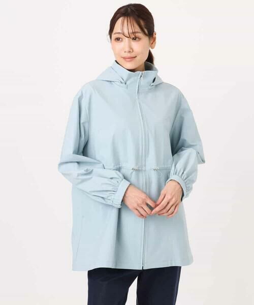 MK MICHEL KLEIN / エムケーミッシェルクラン その他アウター | 2wayタイプライターミドル丈ブルゾン/洗える | 詳細7