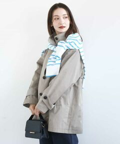 MK MICHEL KLEIN / エムケーミッシェルクラン その他アウター | テントライン ツイルコート/洗える