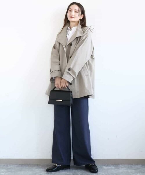 MK MICHEL KLEIN / エムケーミッシェルクラン その他アウター | テントライン ツイルコート/洗える | 詳細4