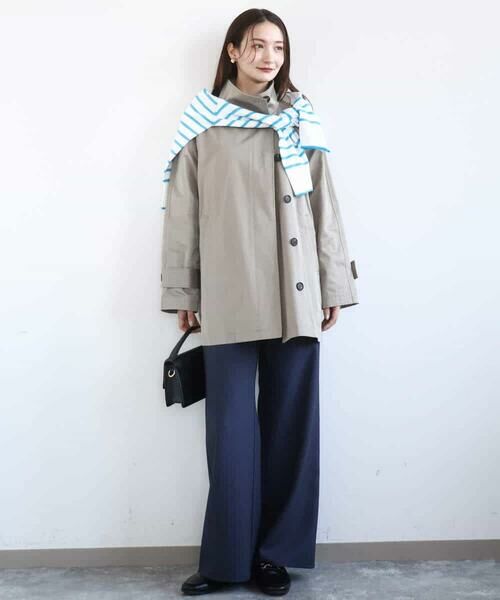 MK MICHEL KLEIN / エムケーミッシェルクラン その他アウター | テントライン ツイルコート/洗える | 詳細6