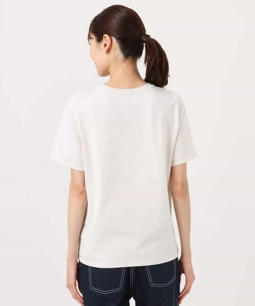 MK MICHEL KLEIN / エムケーミッシェルクラン カットソー | ビーズ刺繍ロゴTシャツ/洗える | 詳細30