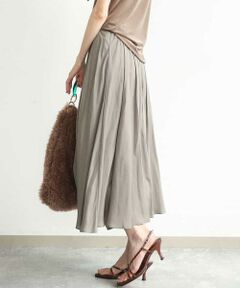 MK MICHEL KLEIN / エムケーミッシェルクラン その他パンツ | [瞬美シリーズ/UVカット/接触冷感/洗える]サテンガウチョパンツ