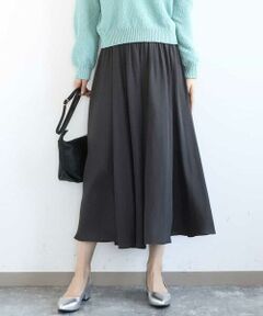 MK MICHEL KLEIN / エムケーミッシェルクラン その他パンツ | サテンガウチョパンツ/接触冷感/UVカット/洗える