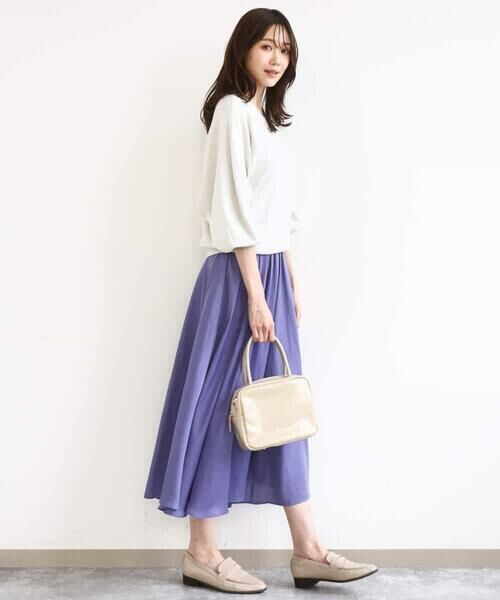 MK MICHEL KLEIN / エムケーミッシェルクラン その他パンツ | サテンガウチョパンツ/接触冷感/UVカット/洗える | 詳細10