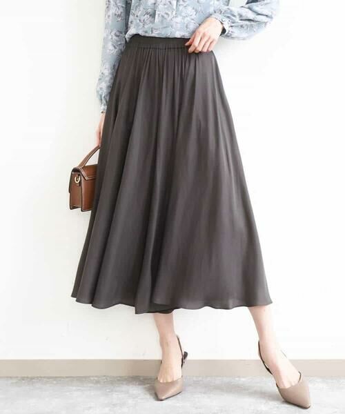 MK MICHEL KLEIN / エムケーミッシェルクラン その他パンツ | サテンガウチョパンツ/接触冷感/UVカット/洗える | 詳細11