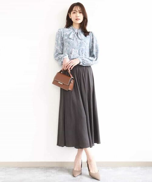 MK MICHEL KLEIN / エムケーミッシェルクラン その他パンツ | サテンガウチョパンツ/接触冷感/UVカット/洗える | 詳細14