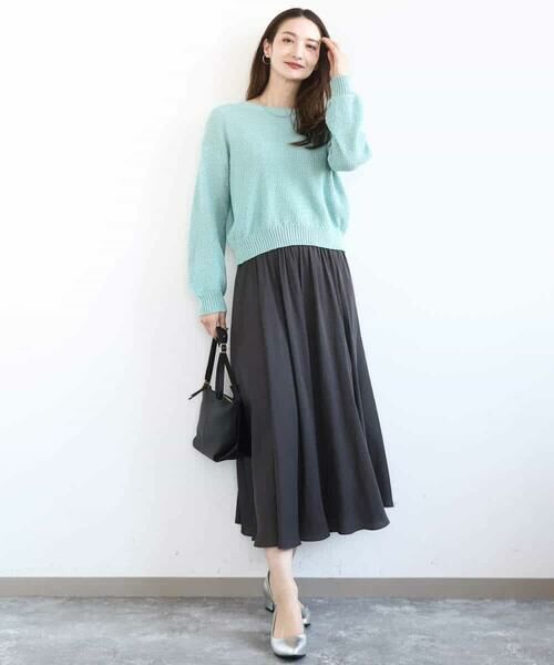 MK MICHEL KLEIN / エムケーミッシェルクラン その他パンツ | サテンガウチョパンツ/接触冷感/UVカット/洗える | 詳細17