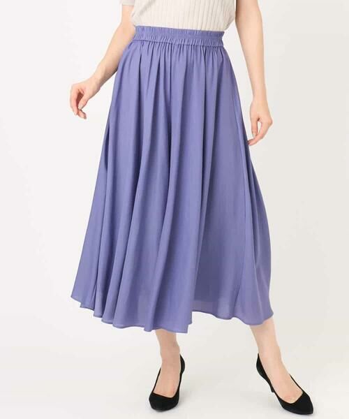 MK MICHEL KLEIN / エムケーミッシェルクラン その他パンツ | サテンガウチョパンツ/接触冷感/UVカット/洗える | 詳細25