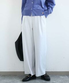 MK MICHEL KLEIN / エムケーミッシェルクラン チノ・ワークパンツ | TRストレッチワイドパンツ/洗える