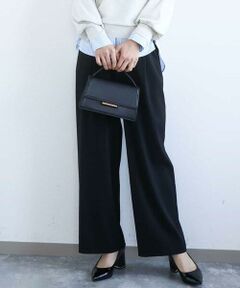 MK MICHEL KLEIN / エムケーミッシェルクラン チノ・ワークパンツ | TRストレッチワイドパンツ/洗える