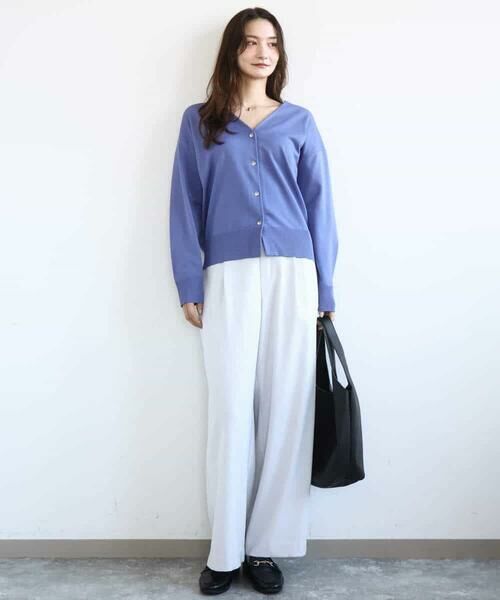 MK MICHEL KLEIN / エムケーミッシェルクラン チノ・ワークパンツ | TRストレッチワイドパンツ/洗える | 詳細11