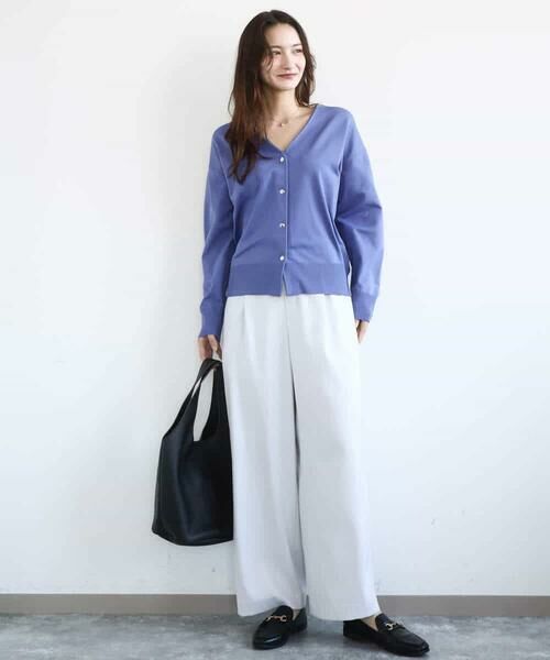 MK MICHEL KLEIN / エムケーミッシェルクラン チノ・ワークパンツ | TRストレッチワイドパンツ/洗える | 詳細13