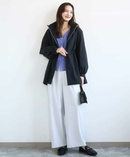 MK MICHEL KLEIN / エムケーミッシェルクラン チノ・ワークパンツ | TRストレッチワイドパンツ/洗える | 詳細14