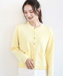 MK MICHEL KLEIN / エムケーミッシェルクラン カーディガン・ボレロ | 綿混ニットカーディガン/洗える