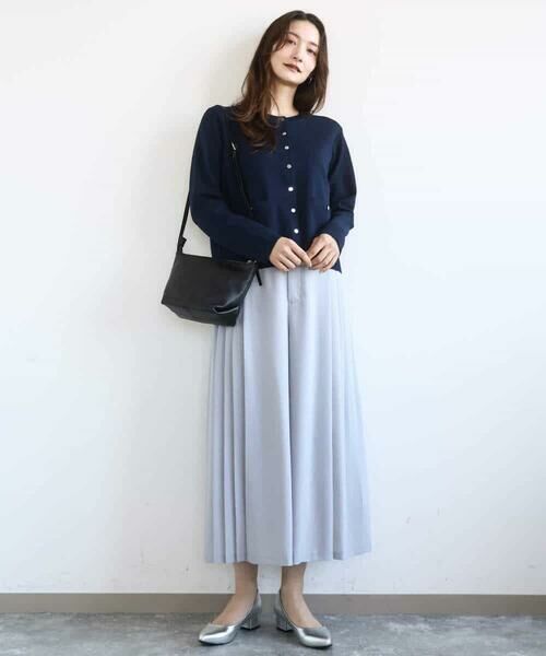 MK MICHEL KLEIN / エムケーミッシェルクラン カーディガン・ボレロ | 綿混ニットカーディガン/洗える | 詳細12