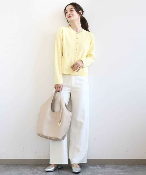 MK MICHEL KLEIN / エムケーミッシェルクラン カーディガン・ボレロ | 綿混ニットカーディガン/洗える | 詳細16