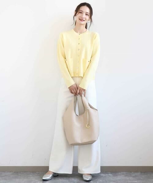 MK MICHEL KLEIN / エムケーミッシェルクラン カーディガン・ボレロ | 綿混ニットカーディガン/洗える | 詳細17