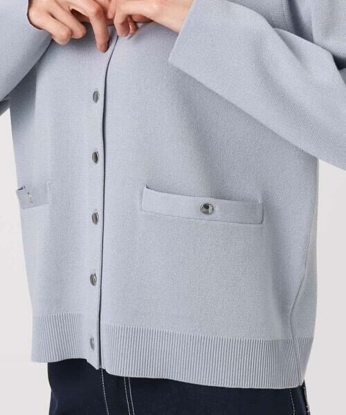 MK MICHEL KLEIN / エムケーミッシェルクラン カーディガン・ボレロ | 綿混ニットカーディガン/洗える | 詳細28