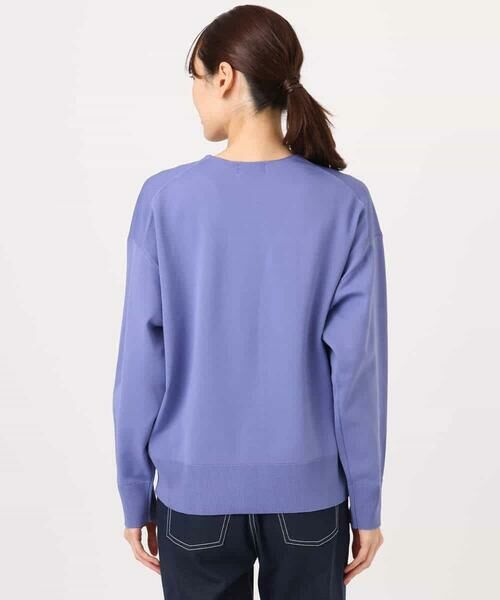 MK MICHEL KLEIN / エムケーミッシェルクラン カーディガン・ボレロ | ドット釦Vネックカーディガン(無地・ボーダー)/洗える | 詳細19