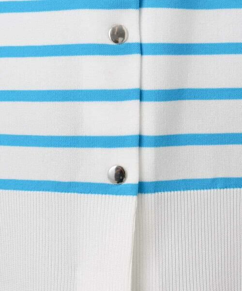 MK MICHEL KLEIN / エムケーミッシェルクラン カーディガン・ボレロ | ドット釦Vネックカーディガン(無地・ボーダー)/洗える | 詳細25