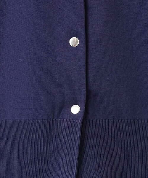 MK MICHEL KLEIN / エムケーミッシェルクラン カーディガン・ボレロ | ドット釦Vネックカーディガン(無地・ボーダー)/洗える | 詳細27